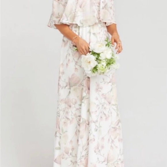 Show Me Your MuMu Pastel Floral Smocked Dress - Picture 1 of 5